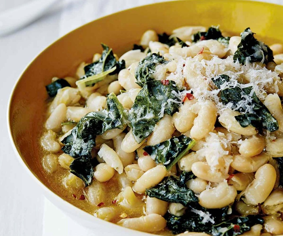Tuscan Beans with Pancetta & Cavolo Nero